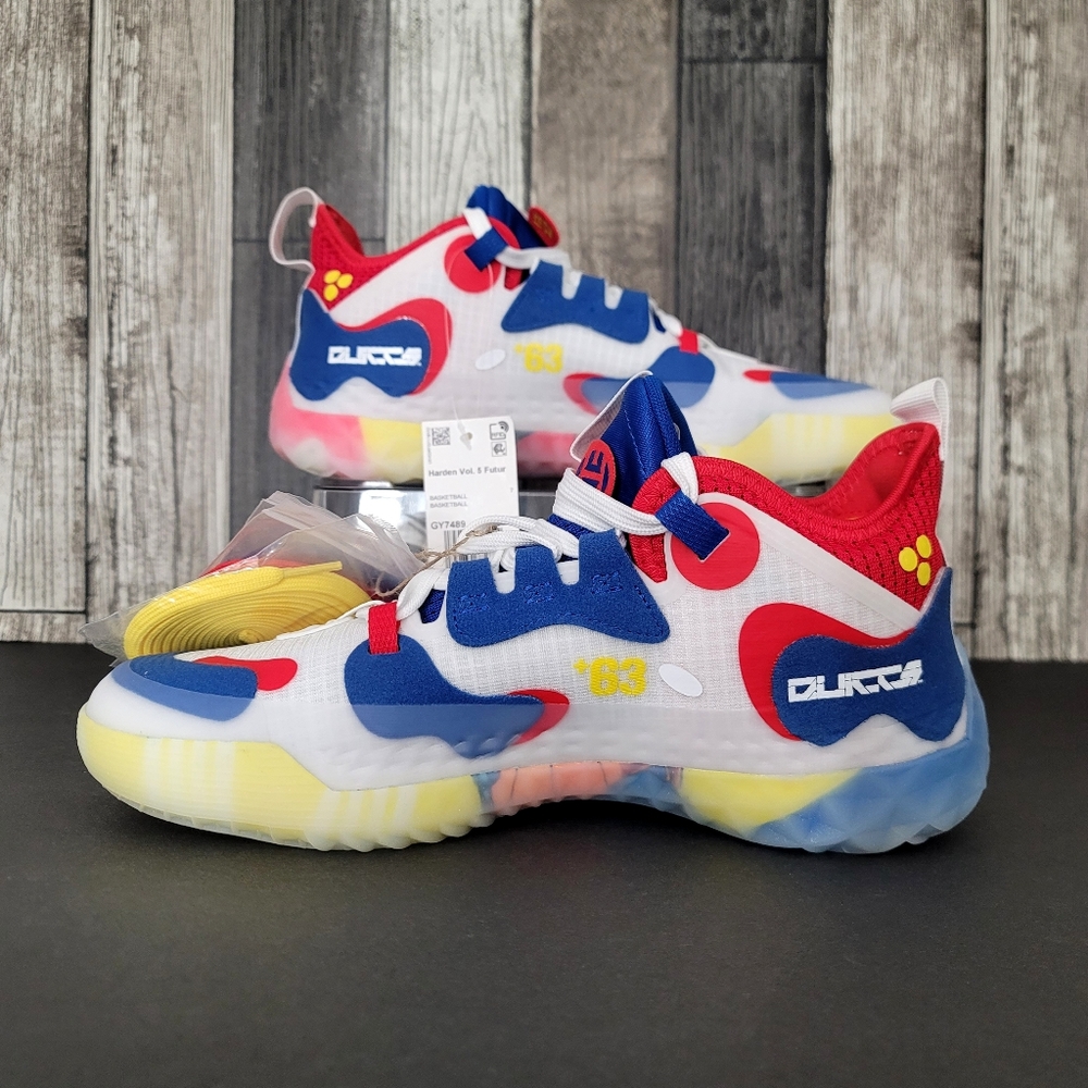 Adidas Quiccs x Harden Vol. 5 Futurenatural 'Manila Heritage' Men's Shoes Sz 7.5 - Picture 2 of 13